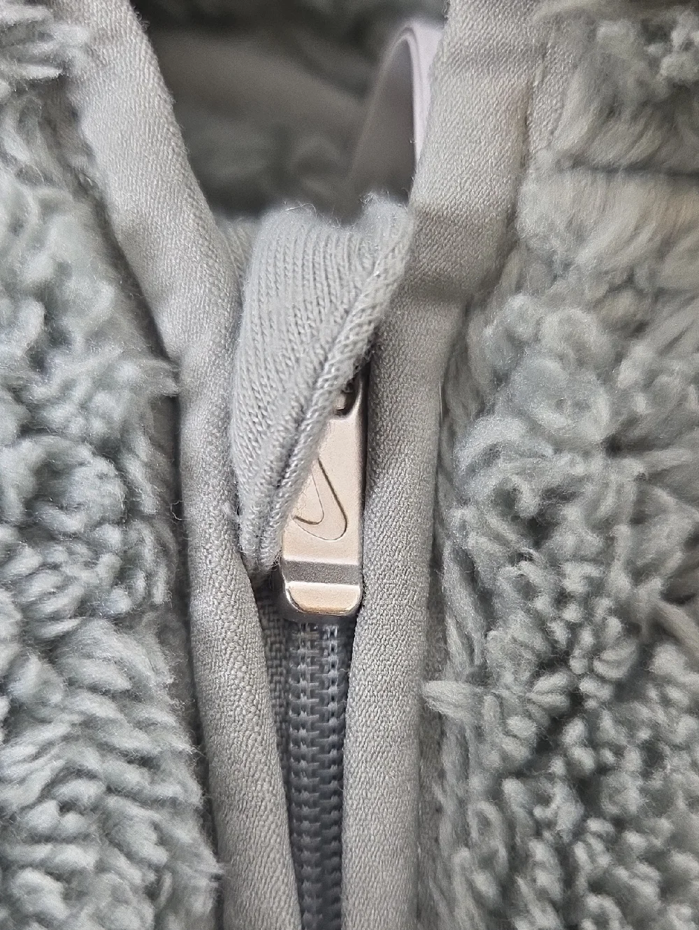 Nike Baby Boy Or Girl Soft Dusty Teal Sherpa All In 1 Hooded Outerwear 6 Months